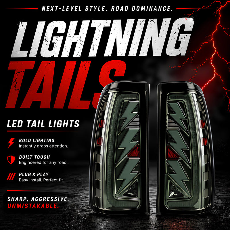 Sequential LED Tail Light for 1999–2002 Chevy Silverado & 1999–2006 GMC Sierra-6