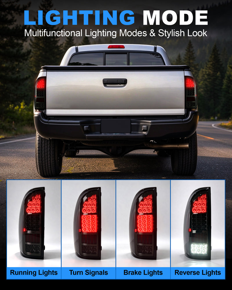 Full LED Tail Light for 2005-2015 Toyota Tacoma 2nd Gen-2