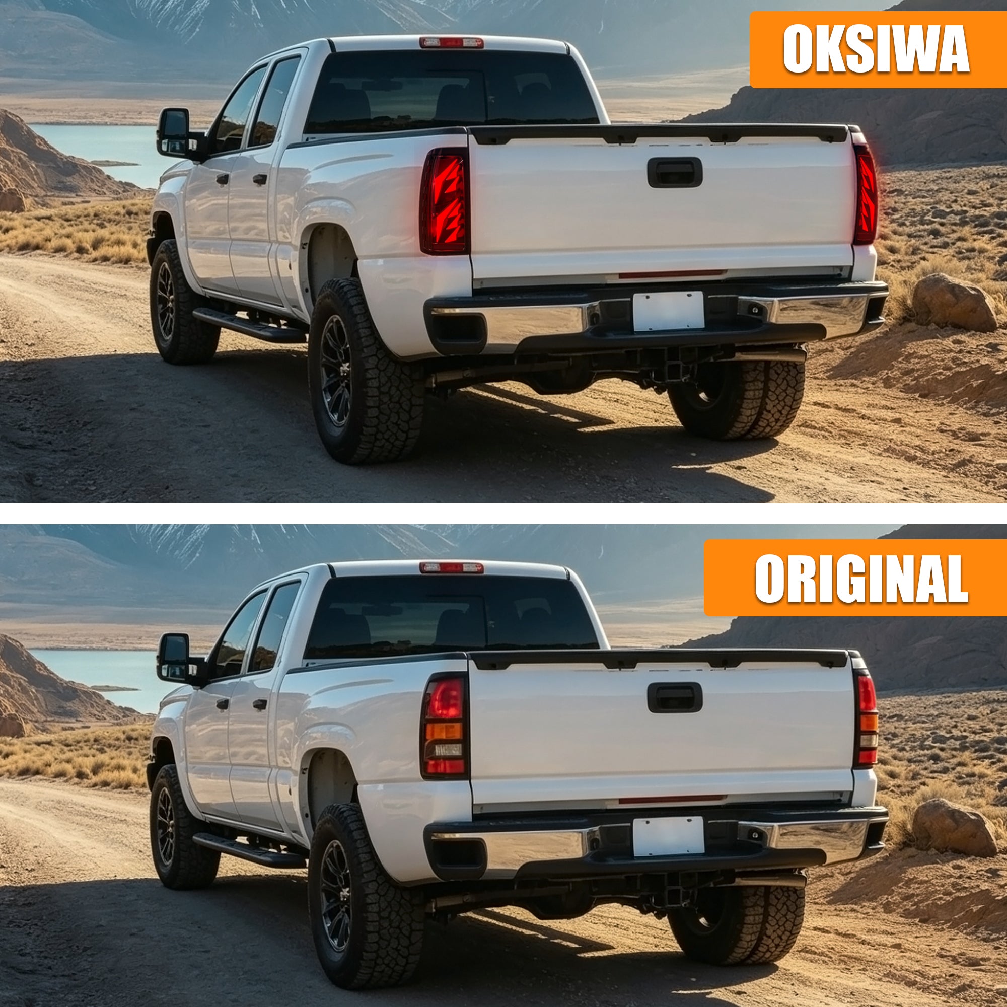 Sequential Smoked LED Tail Lights with Startup Animation for 2003-2006 Chevy Silverado Plug & Play Waterproof-5