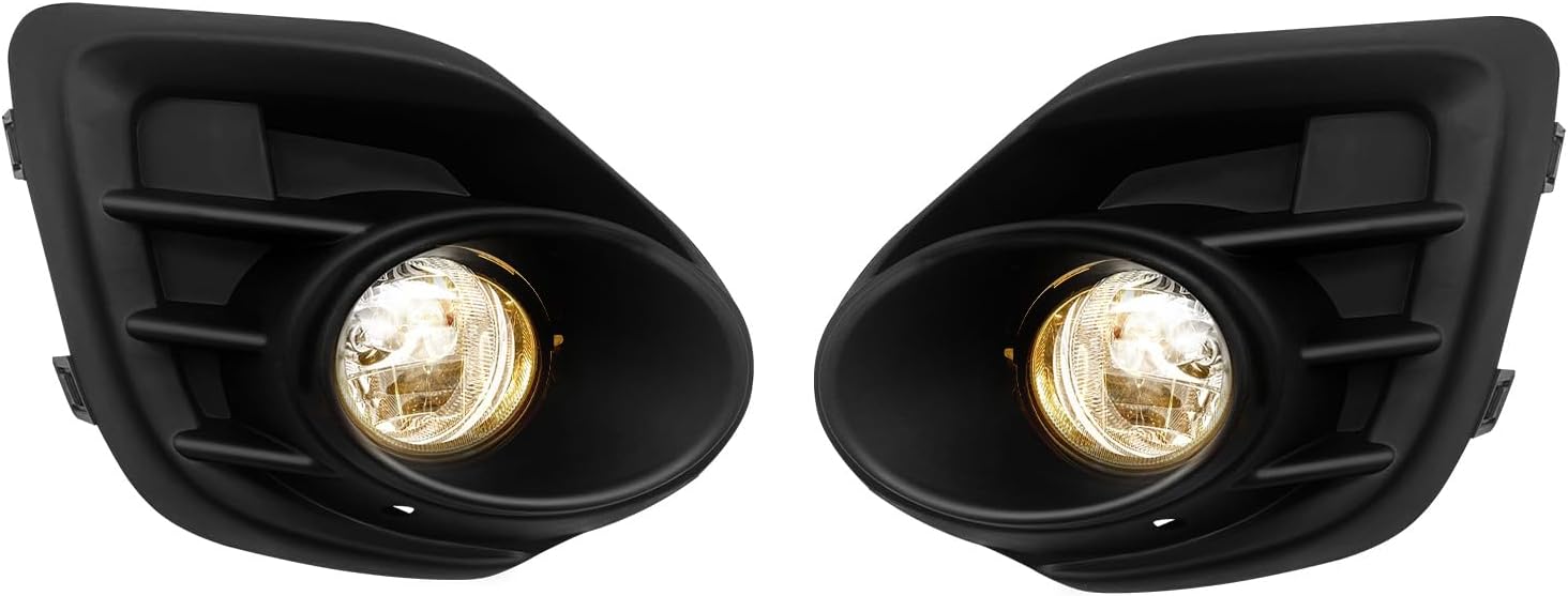 OKSIWA Fog Lights Compatible with 2016 2017 Mitsubishi Lancer 1 Pair Front Bumper Driving Fog Lamps with Wiring Harness& Switch- Clear Lens-7