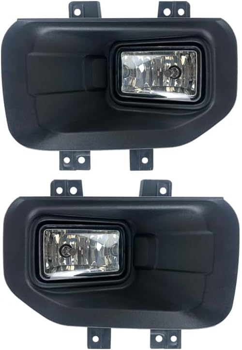 OKSIWA Fog Lights Assemblies Compatible With 2015 2016 2017 Ford F150 Front Bumper Fog Lights Clear Lens-4