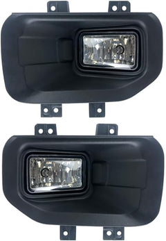 OKSIWA Fog Lights Assemblies Compatible With 2015 2016 2017 Ford F150 Front Bumper Fog Lights Clear Lens-4