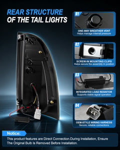 Full LED Tail Light for 2005-2015 Toyota Tacoma 2nd Gen-4