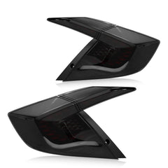 OKSIWA Sequential LED Tail Lights for Honda Civic 10th Gen Sedan 2016-2021 Starting Animated Tail Light Assembly,Parking Light, Brake Turn Signal Lamp, Reverse Light【not for hatchbacks】 Rear lights 1 pair-7