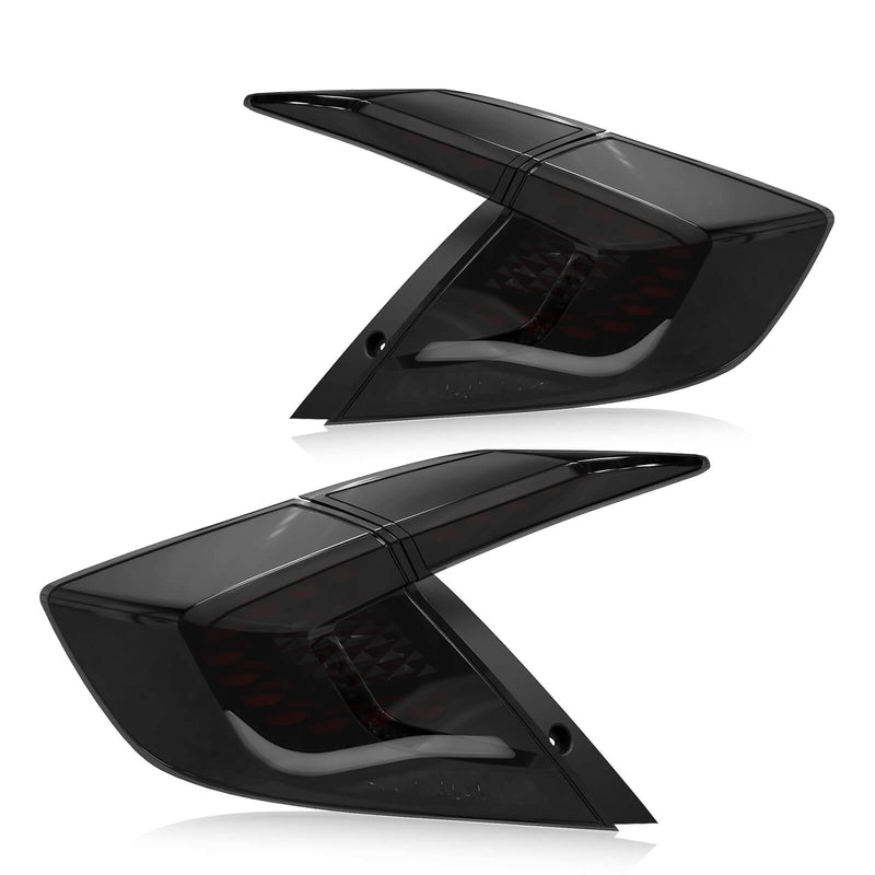 OKSIWA Sequential LED Tail Lights for Honda Civic 10th Gen Sedan 2016-2021 Starting Animated Tail Light Assembly,Parking Light, Brake Turn Signal Lamp, Reverse Light【not for hatchbacks】 Rear lights 1 pair-7