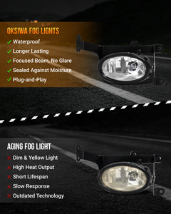DOT approved Fog Lights for 2006-2008 Honda Civic Coupe 2DR-6