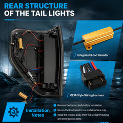 LED Tail Lights for 2009-2014 Ford F-150 Plug and play-4