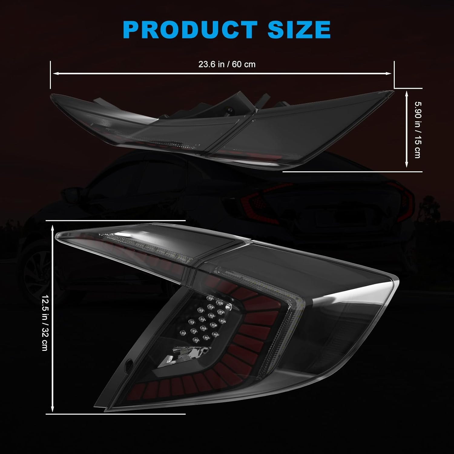 2021 Honda civic tail light