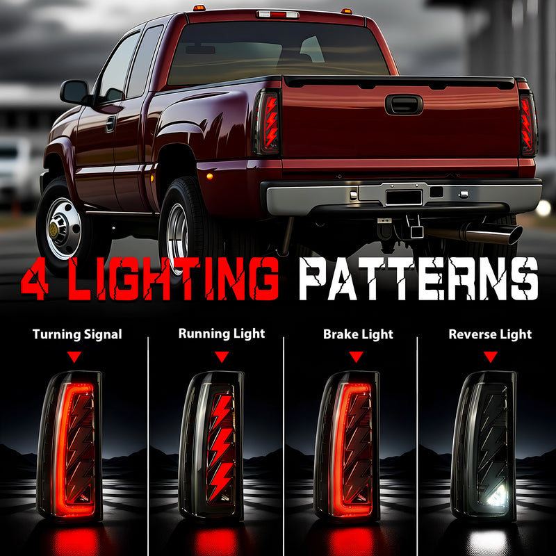 Sequential LED Tail Light for 1999–2002 Chevy Silverado & 1999–2006 GMC Sierra-2