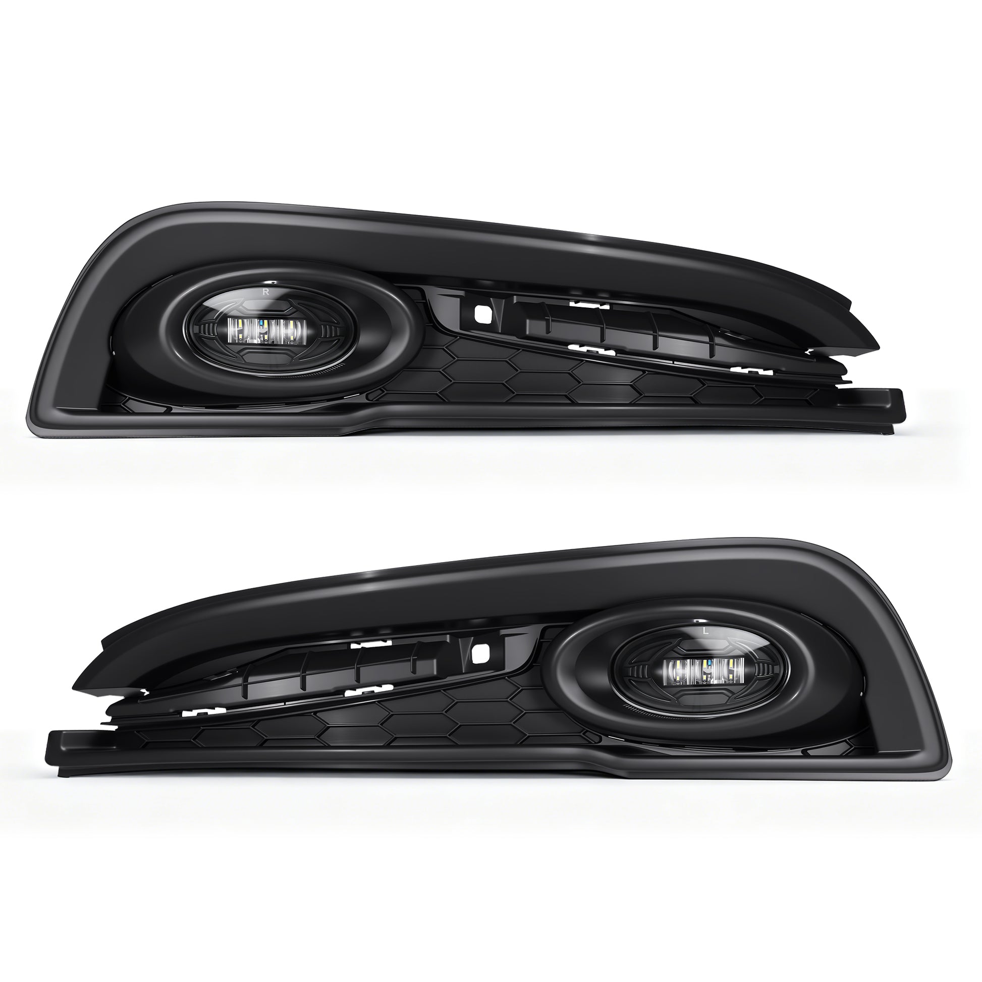 OKSIWA LED Fog Lights Fit for 2013 2014 2015 Honda Civic 4-Door Sedan, Front Bumper Driving Light Kit, Fog Lamps Replacement with Wiring Harness,Clear Lens,Plug and Play-8