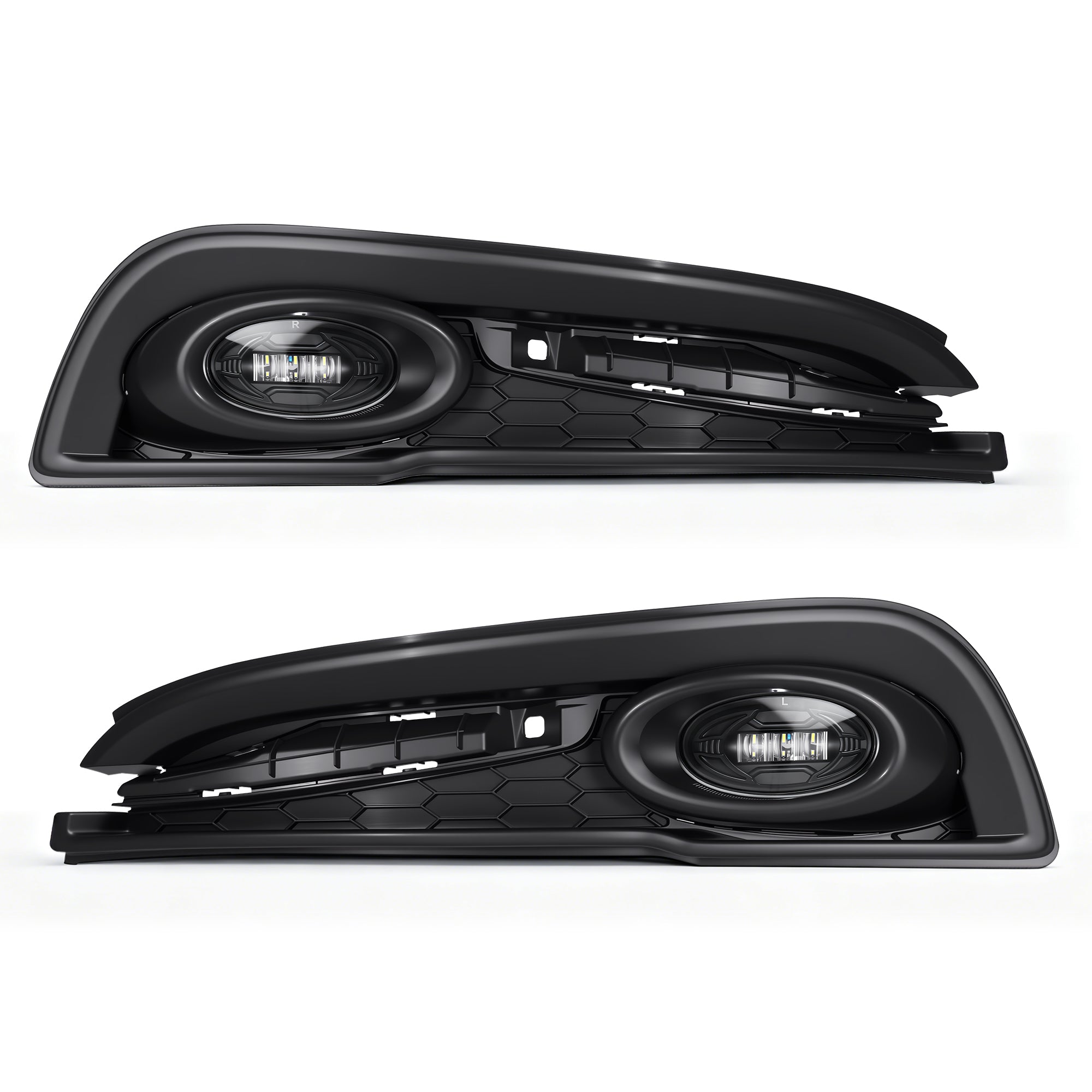 OKSIWA LED Fog Lights Fit for 2013 2014 2015 Honda Civic 4-Door Sedan, Front Bumper Driving Light Kit, Fog Lamps Replacement with Wiring Harness,Clear Lens,Plug and Play-8