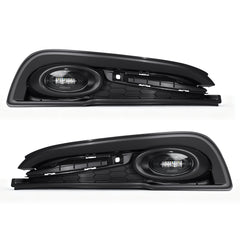 OKSIWA LED Fog Lights Fit for 2013 2014 2015 Honda Civic 4-Door Sedan, Front Bumper Driving Light Kit, Fog Lamps Replacement with Wiring Harness,Clear Lens,Plug and Play-8