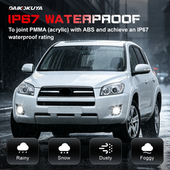 DOT Approved LED Fog Light for 2009–2012 Toyota RAV4, Plug & Play, 1 Pair-5