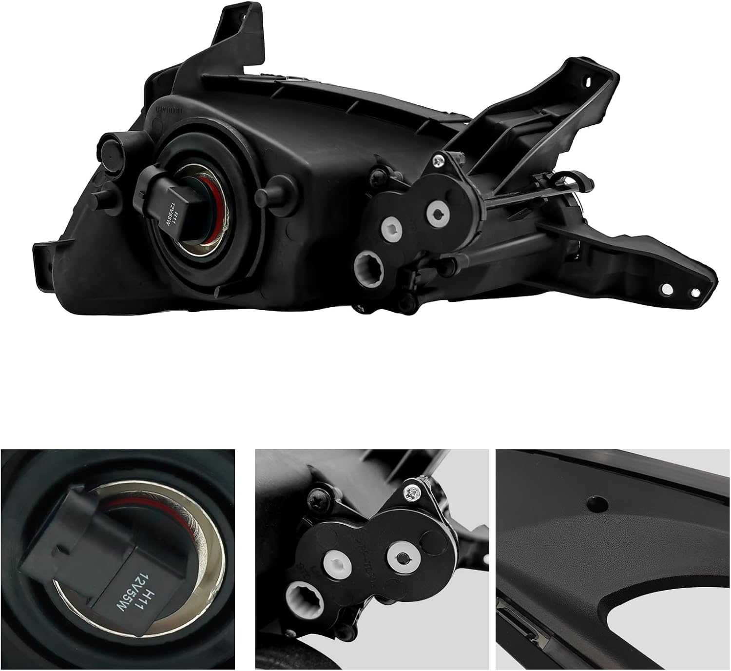 OKSIWA Fog Lights Assemblies Compatible With 2016 2017 2018 Hyundai Tucson Passenger & Driver Side Front Bumper Fog Lights-3