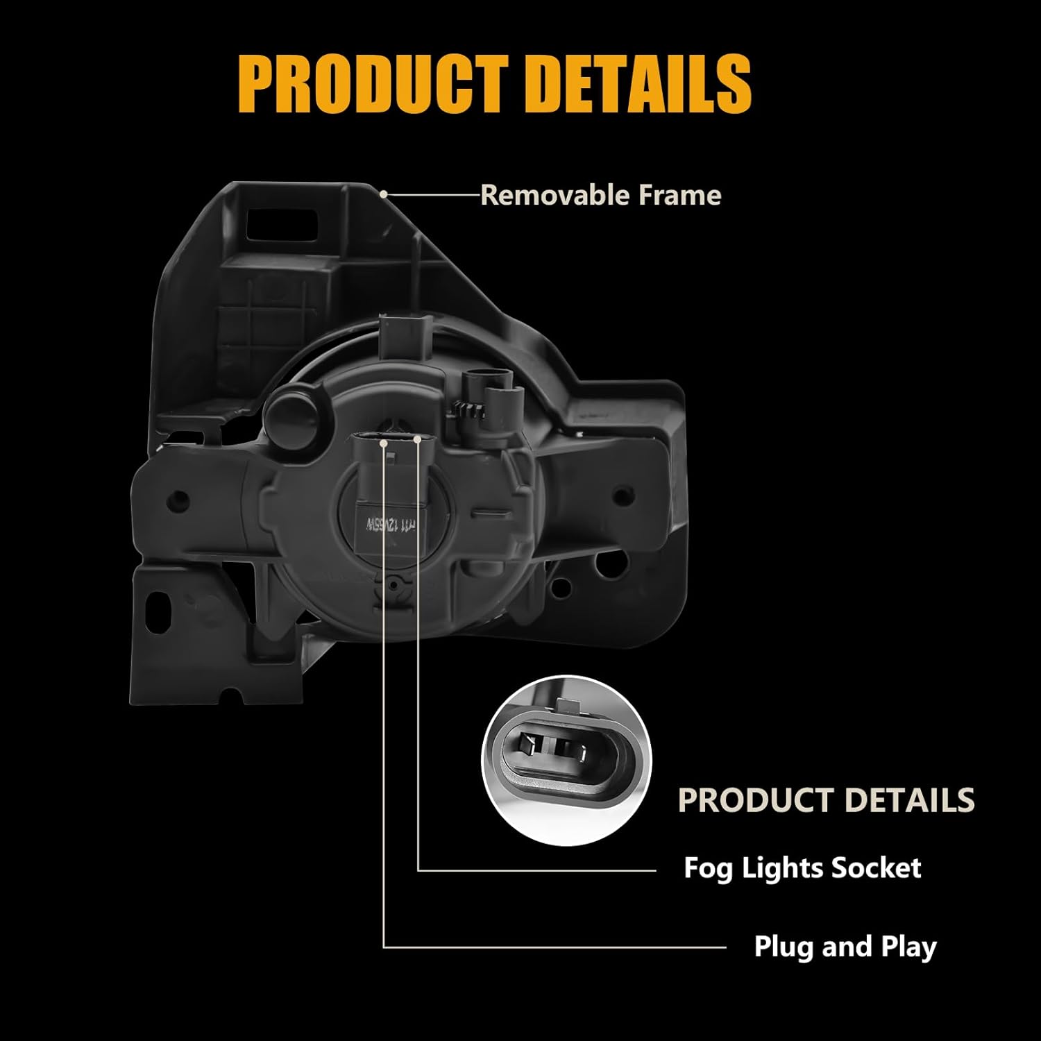 OKSIWA Halogen Fog Lights,Compatible with 2009-2014 Nissan Maxima,Front Bumper Fog Lamp with Switch Wiring Harness Kit, neblineros para autos delantero, faros antiniebla