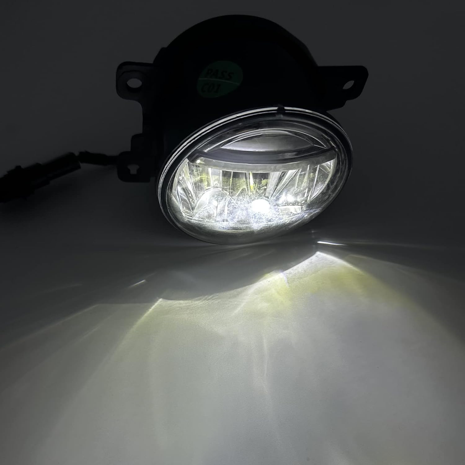 OKSIWA LED Fog Lights Assemblies Compatible With 2013-2021 Civic, 2015-2020 Fit, 2019-2020 HR-V, 2013-2015 Accord Front Bumper Fog Lights