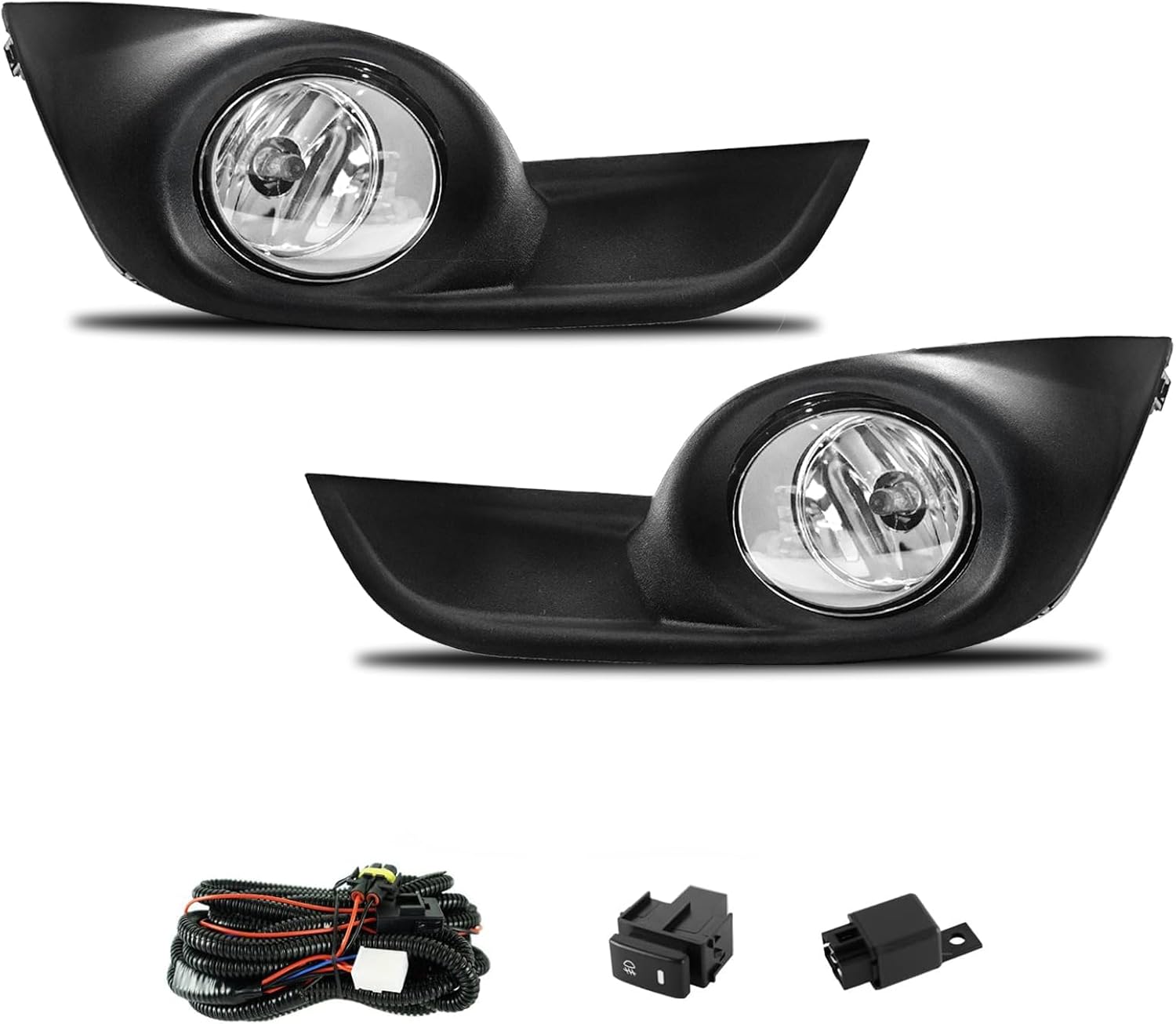 OKSIWA Fog Lights Assembly Replacement For 2013 2014 2015 Altima Fog Light Replacement with 12V 55W H11 Bulbs Wiring Harness and Switch-4