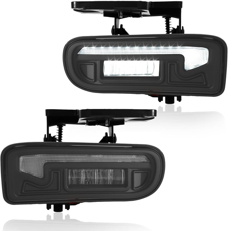 DOT Approved LED Fog Lights for 1999-2002 GMC Sierra & 2000-2006 GMC Yukon Plug & Play-9