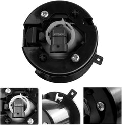 OKSIWA Fog Light Assembly Fit For Dodge Durango 2011 2012 2013 Front Bumper Driving Fog Lamps with H10 12V 42W Halogen Bulbs-4