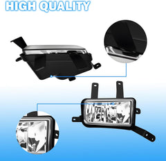 DOT Approved Halogen Fog Lights for 2015-2020 Chevy Suburban Tahoe & GMC Yukon/Yukon XL Plug & Play-4