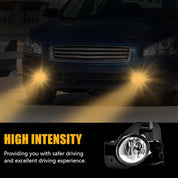OKSIWA Halogen Fog Lights,Compatible with 2009-2014 Nissan Maxima,Front Bumper Fog Lamp with Switch Wiring Harness Kit, neblineros para autos delantero, faros antiniebla