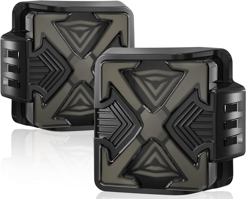 OKSIWA LED Tail Lights Fit For 2007-2018 Jeep Wrangler JK JKU Sport/Sahara/Rubicon, with Starting Dynamic Animation,Unique Shaped Design (X Smoked1)-1