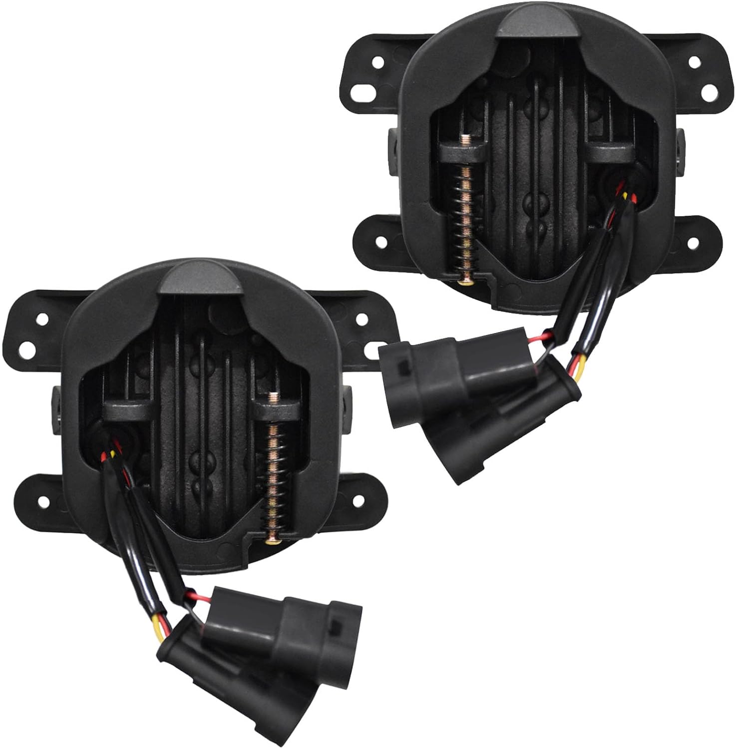 OKSIWA 4-Inch LED Fog Lights with Integrated DRL & Turn Signals - Perfect Fit for 2007-2018 Jeep Wrangler JK - Complete Jeep Wrangler Fog Lamp Replacement Kit (1 Pair)
