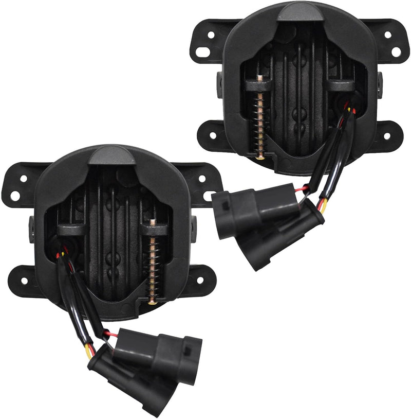 OKSIWA 4-Inch LED Fog Lights with Integrated DRL & Turn Signals - Perfect Fit for 2007-2018 Jeep Wrangler JK - Complete Jeep Wrangler Fog Lamp Replacement Kit (1 Pair)-5
