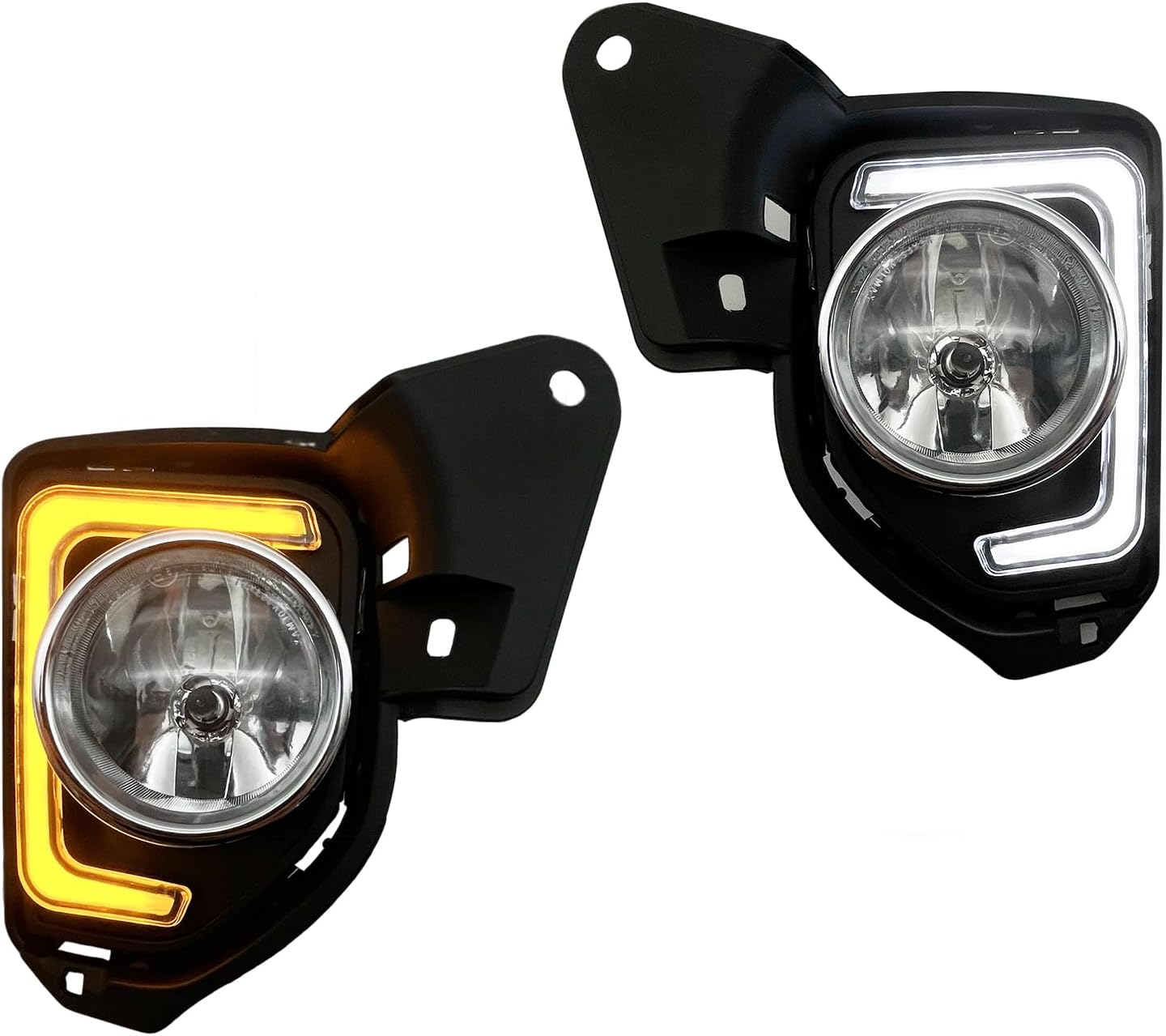 OKSIWA DRL Fog Lights Compatible with 2014 2015 2016 2017 2018 Toyota Hiace with DRL Turn Signals Fog Lamps Assemblies w/Switch and Wiring Harness