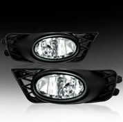 OKSIWA Halogen Fog Lights Fit for 2009 2010 2011 Honda Civic 4-Door Sedan,Front Bumer Driving Light Kit,Fog Lamps Replacement with Wiring Harness,Clear Lens,Plug and Play