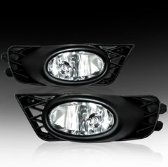 OKSIWA Halogen Fog Lights Fit for 2009 2010 2011 Honda Civic 4-Door Sedan,Front Bumer Driving Light Kit,Fog Lamps Replacement with Wiring Harness,Clear Lens,Plug and Play-7