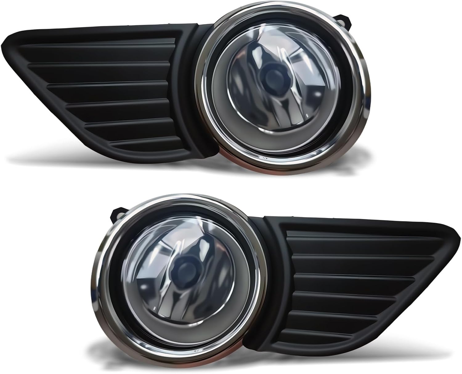 OKSIWA LED Fog Lights Compatible with 2011-2017 Sienna Front Bumper Lights Assembly Clear Lens 1 Pair of Fog Lamps Driver and Passenger Side-1