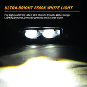 OKSIWA LED Fog Lights for 2002-2006 Cadillac Escalade/EXT, 2003-2006 Escalade ESV, Led Fog Lamps front Bumper Driving Light,Plug and Play