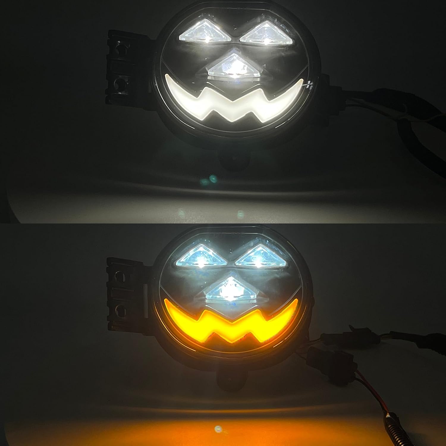 OKSIWA LED Fog Lights Assemblies Compatible With 2002 2003 2004 2005 2006 2007 2008 2009 Dodge Ram 1500 2500 3500 Front Bumper Fog Lights-4