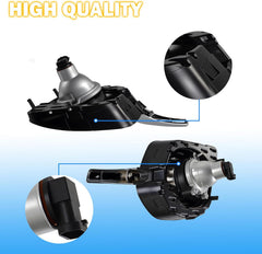 OKSIWA Fog Lights Replacement for 2010 2011 2012 2013 2014 2015 2016 Equinox with H11 12V 35W Halogen Bulbs & Wiring Harness Kit (Clear Lens)-6