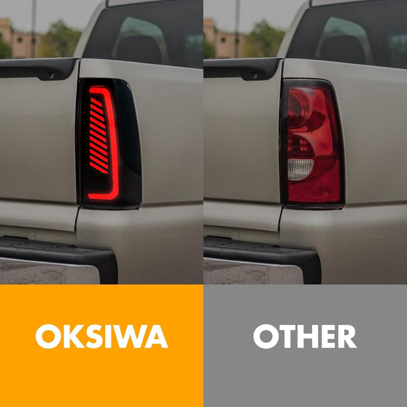 Animated Sequential Smoked LED Tail Lights for 2003-2006 Chevy Silverado Plug & Play-5