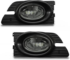 OKSIWA LED Fog Lights fit for 2001-2002 Honda Accord 4DR Sedan, Front Driving Fog Lamps Assembly Replacement Kit, Clear Lens（1 Pair）-1