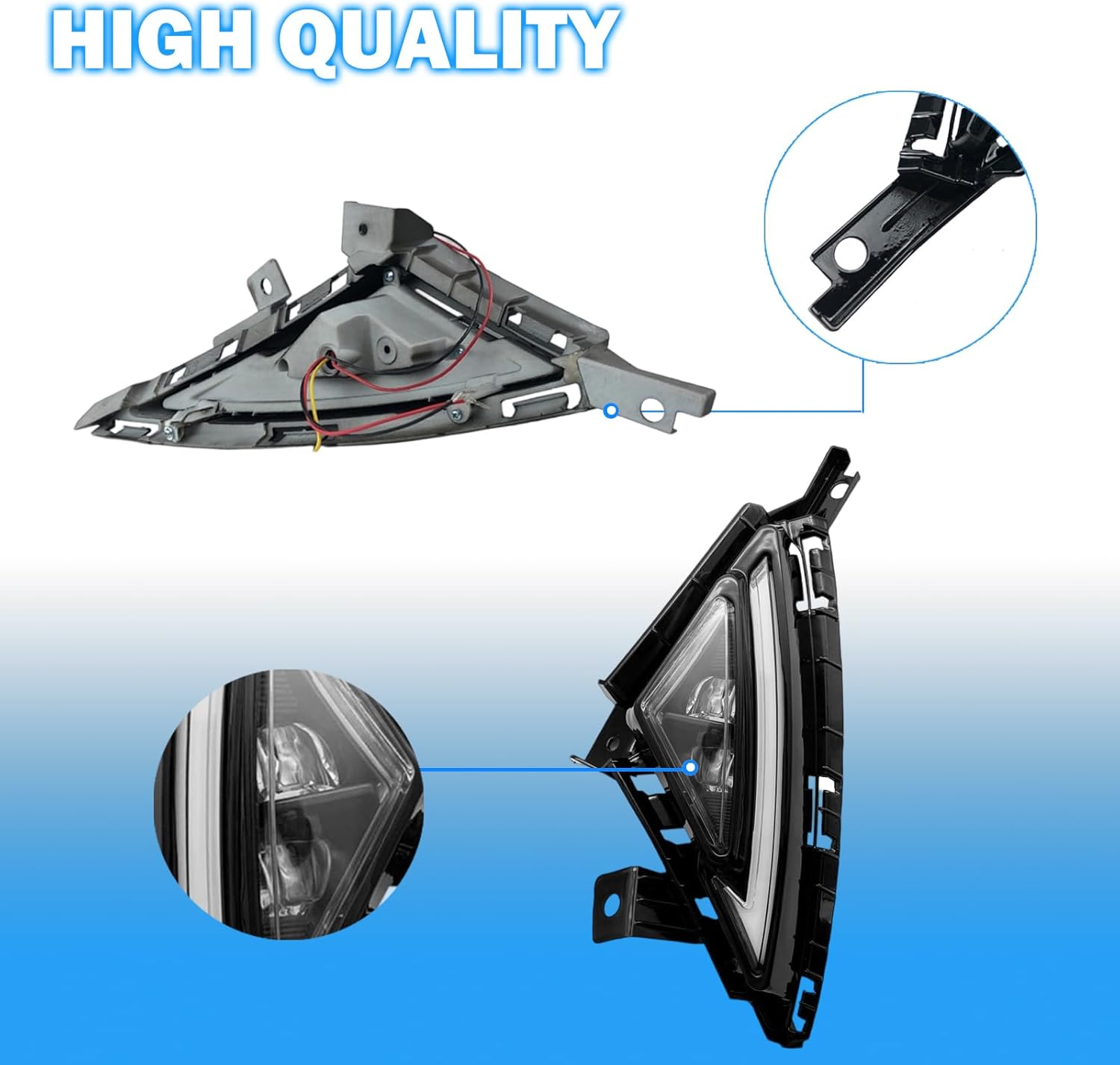 OKSIWA LED Fog Lights Compatible with 2022-2024 Hyundai Elantra with DRL Turn Signals Fog Lamps Assemblies w/Switch and Wiring Harness-6