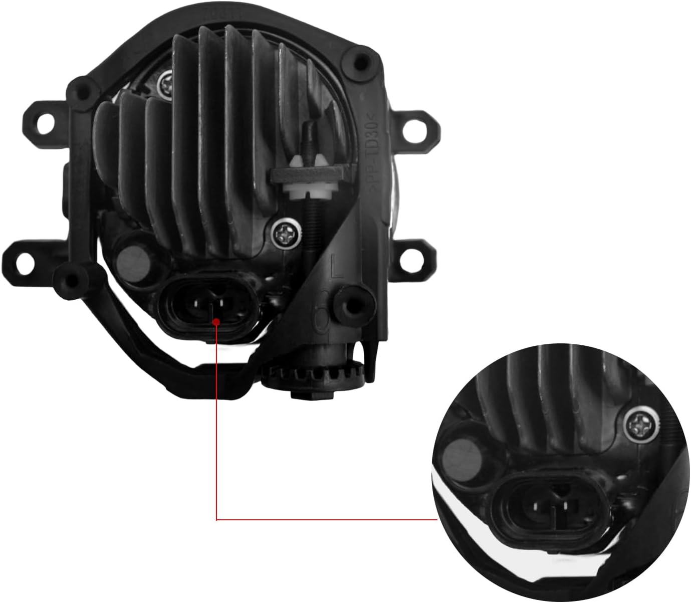 OKSIWA LED Fog Lights Compatible With 2014-2016 Toyota Corolla S/SE with Wiring Harness & Switch, Front Bumper Lamp-7