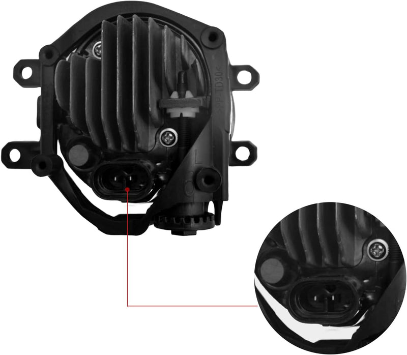 OKSIWA LED Fog Lights Compatible With 2014-2016 Toyota Corolla S/SE with Wiring Harness & Switch, Front Bumper Lamp-7