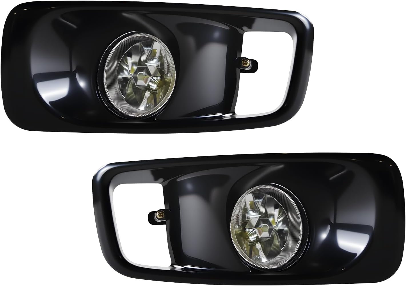 OKSIWA Fog Lights Assembly Compatible With 1999 2000 Honda Civic Fog Lamps 1 Pair of Fog Lights with Wiring Harness and Switch-1
