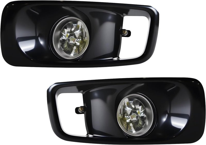 OKSIWA Fog Lights Assembly Compatible With 1999 2000 Honda Civic Fog Lamps 1 Pair of Fog Lights with Wiring Harness and Switch-1