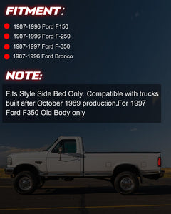 Sequential Full LED Tail Lights for 1989–1996 Ford F-150/F-250/F-350/Bronco-3