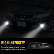 OKSIWA LED Fog Lights Fit for 2013 2014 2015 Honda Civic 4-Door Sedan, Front Bumper Driving Light Kit, Fog Lamps Replacement with Wiring Harness,Clear Lens,Plug and Play