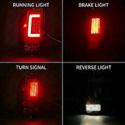 OKSIWA Upgrade Full LED Tail Lights for 2007-2013 Chevy Silverado 1500/2500HD/3500HD,Brighter & Safer, Smoke Lens Rear Lights, Easy Installation, Weather-Resistant