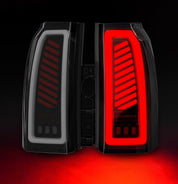 OKSIWA Full LED Tail Lights Compatible with 2015-2020 GMC Yukon/Yukon XL (submodel: Denali, SLE, SLT) Starting Animated Rear Light Assembly,Dynamic Turn Signal,Brake Light,Reverse Light Smoked