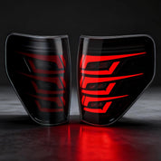 OKSIWA Sequential Full Led tail lights Compatible with Ford F150 2009-2014, Starting Animated, Dynamic Turn Signal,Brake Light, Reverse Light Rear Light Assembly