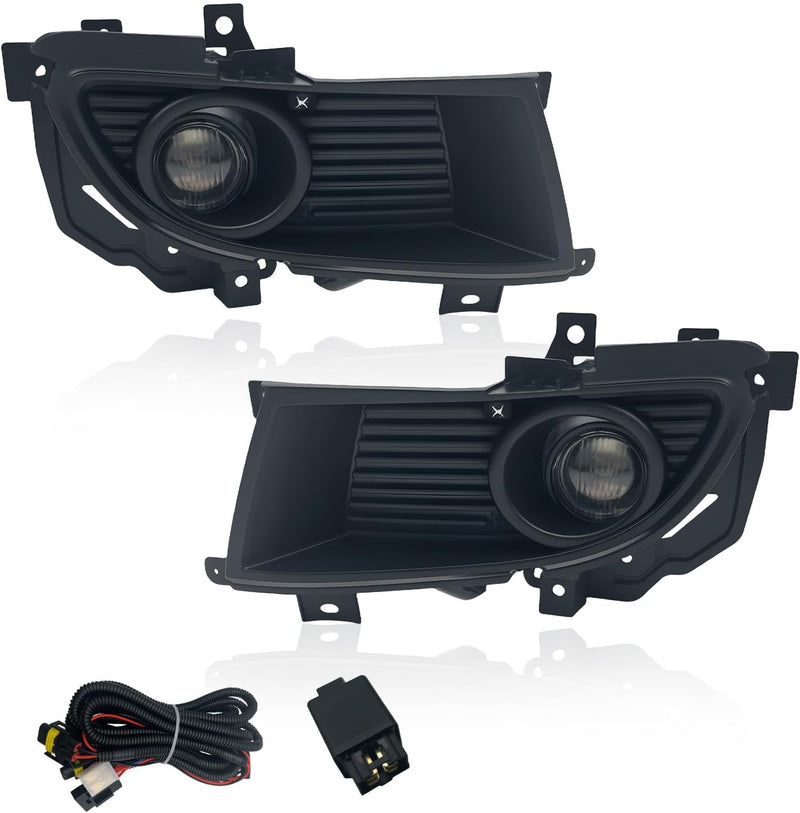 OKSIWA Fog Lights Compatible with 2004 2005 2006 Mitsubishi Lancer Front Bumper Driving Fog Lamps - Clear Lens-7