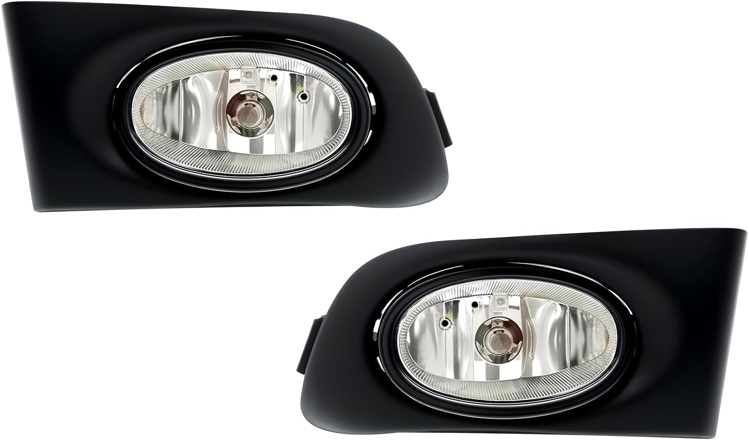 OKSIWA Fog Lights Assembly Compatible With 2001 2002 2003 Honad Civic 2DR/4DR Front Bumper Fog lights with Switch and Wiring Harness- 1 Pair