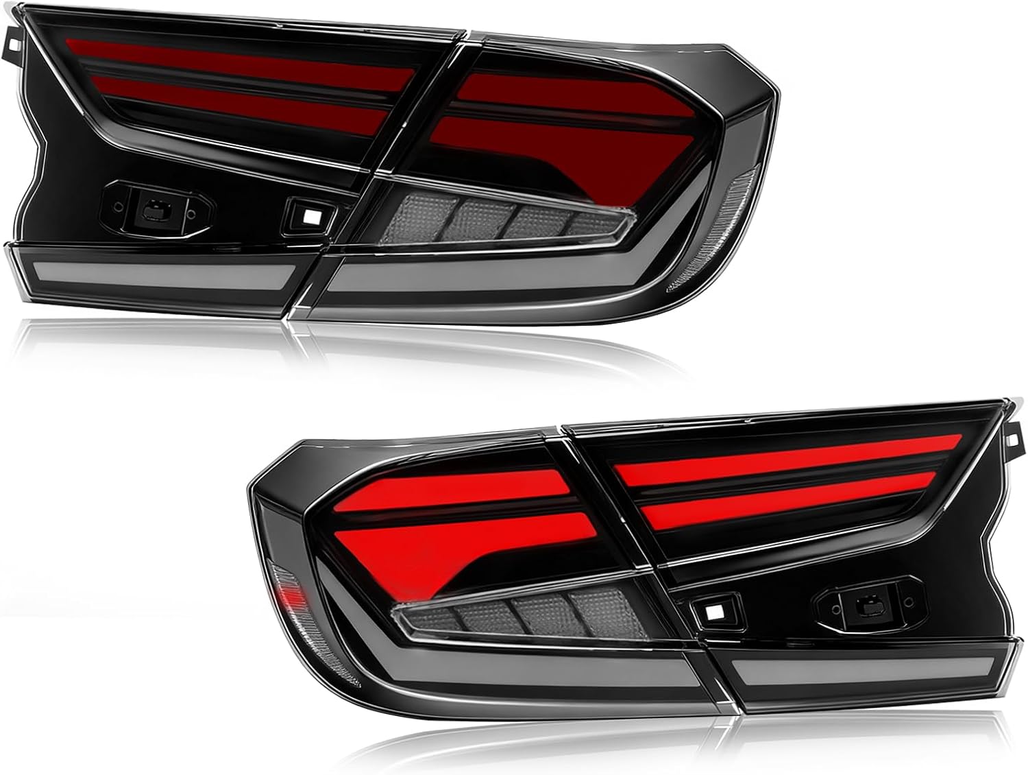 OKSIWA Full LED Tail Lights for Honda Accord 2018-2022,10th & 10.5th Gen Rear Lights with Start-Up Animation, Turn Signals, Brake Lights, and Reverse Lights-6